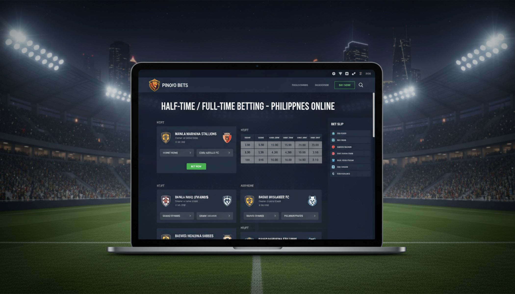 Half-time/full-time betting at bookmakers
