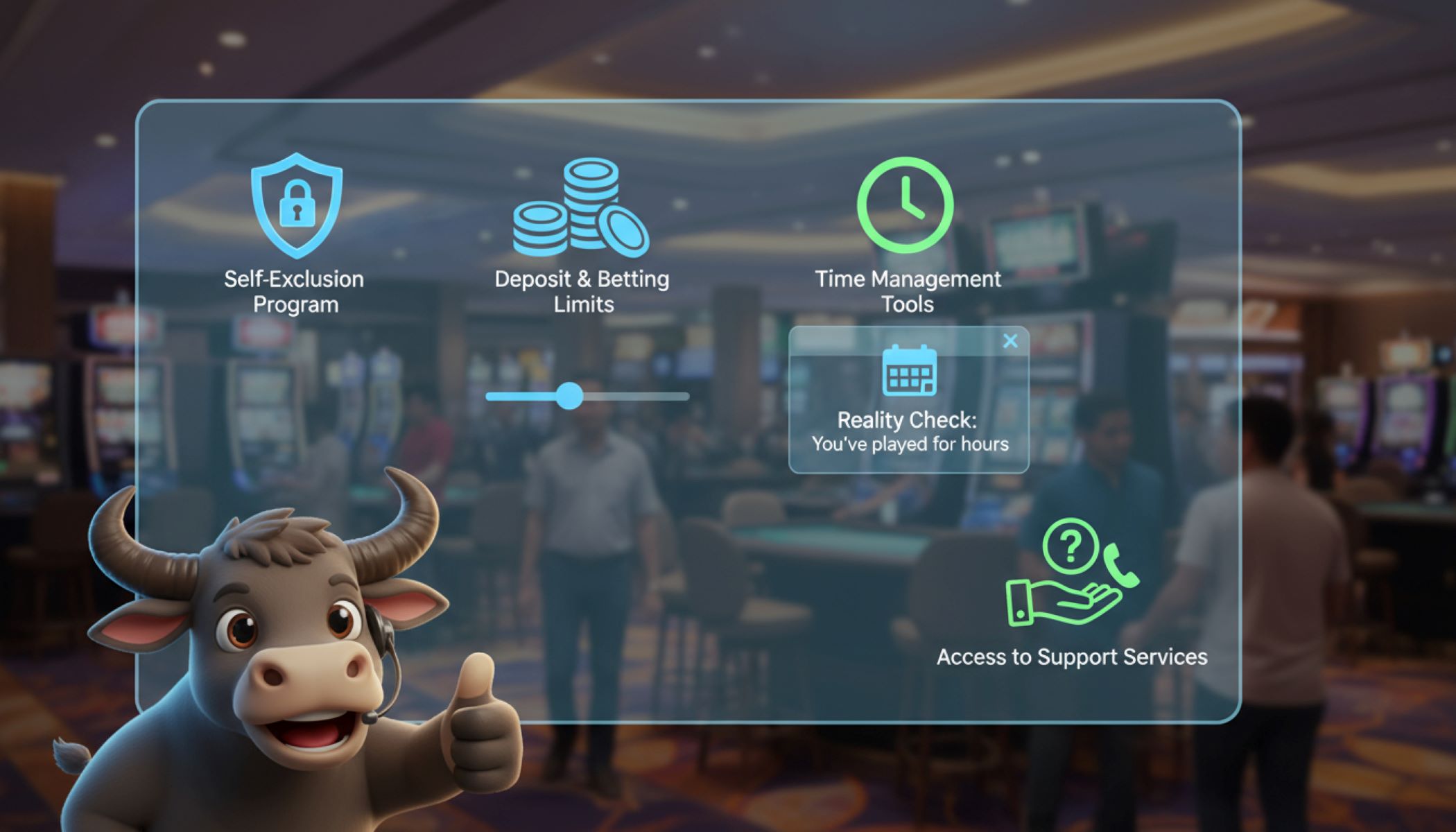 Responsible gambling tools in casinos